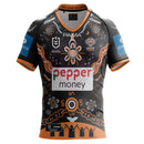 Wests Tigers 2025 Kids Indigenous Jersey NRL Rugby League by Steeden - new