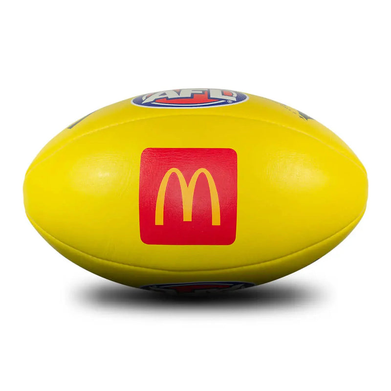Sherrin AFL Leather Replica Ball Size 5 - Yellow - new