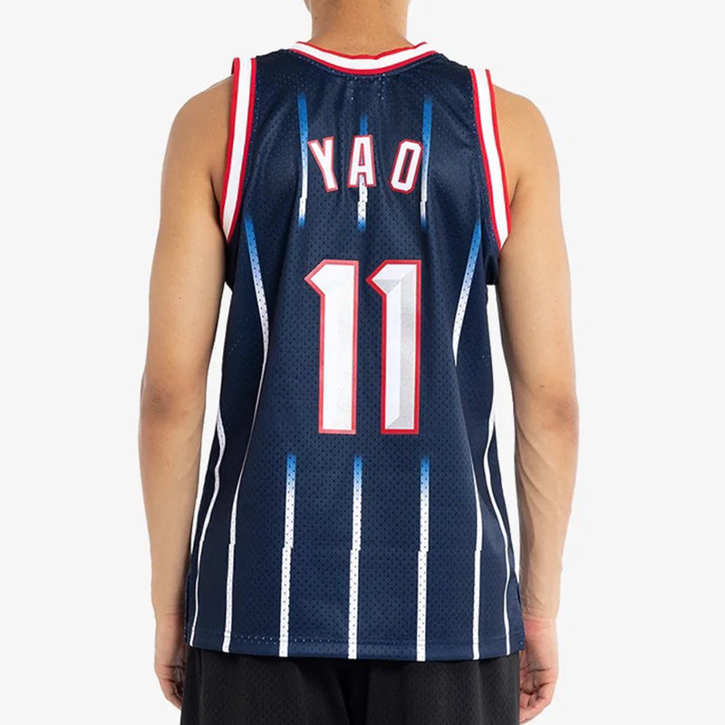 Yao Ming 2003 All Star HWC Swingman Jersey - Red - Throwback