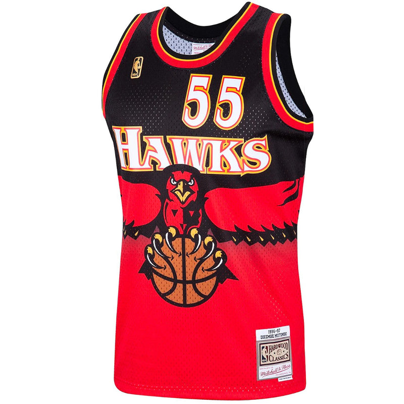 Atlanta Hawks Dikembe Mutombo 1996-97 Hardwood Classics Swingman Jersey by Mitchell & Ness - new