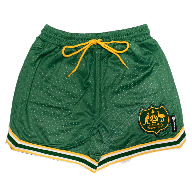 Australia Official Socceroos 1980 Retro Shorts Football by Outerstuff - new