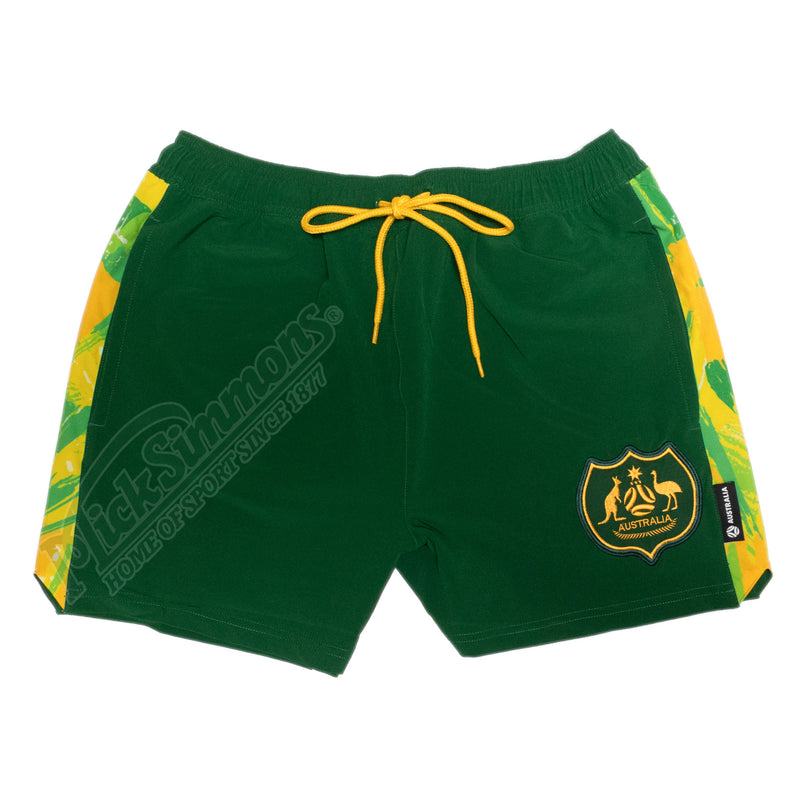 Australia Official Socceroos 1990 Retro Shorts Football by Outerstuff - new