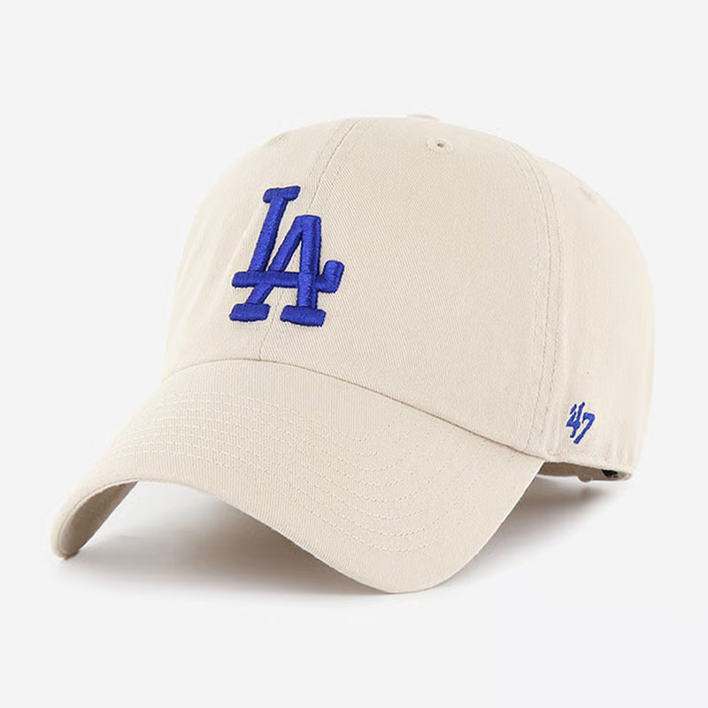 Los Angeles Dodgers CLEAN UP Cap by 47 Brand Strapback Bone - new