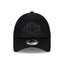 Los Angeles Lakers 9FORTY Cap Adjustable Cloth Strap NBA Black by New Era - new