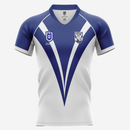 Canterbury Bulldogs Men's Home Supporter Jersey NRL Rugby League by Burley Sekem - new