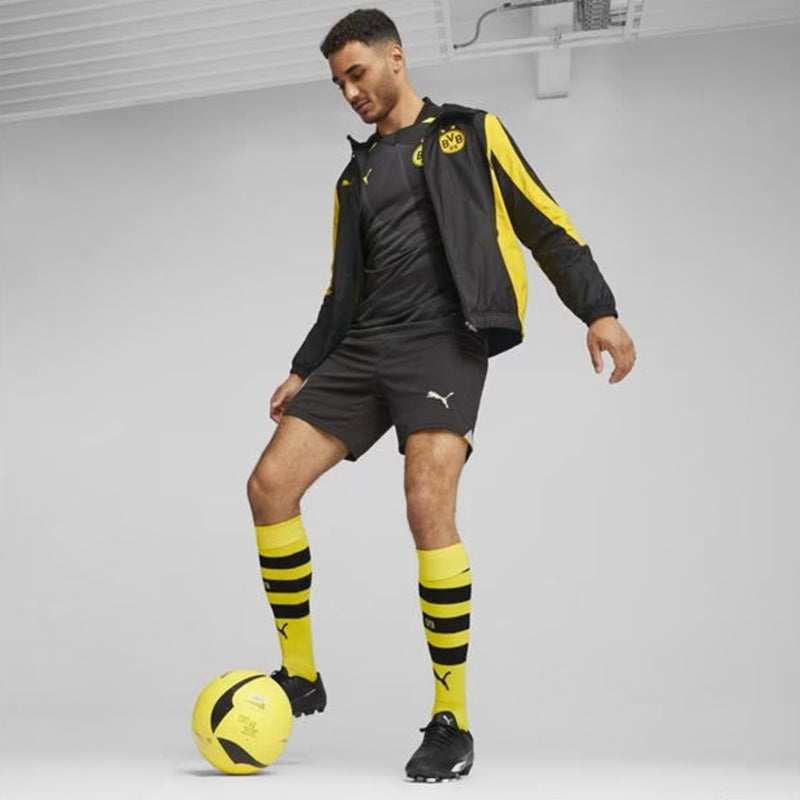 Borussia Dortmund 2023/24 Men's Prematch Woven Anthem Jacket Football Football by Puma - new