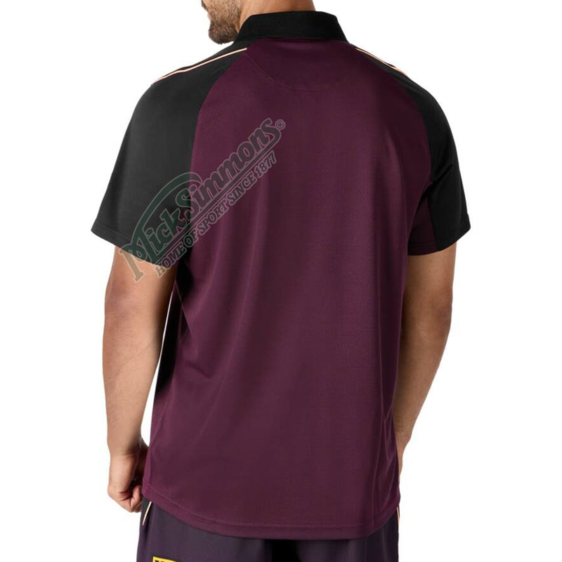 Brisbane Broncos 2024 Men's Training Polo NRL Rugby League by Asics - new