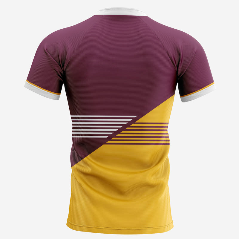 Brisbane Broncos Kids Home Supporter Jersey NRL Rugby League by Burley Sekem - new