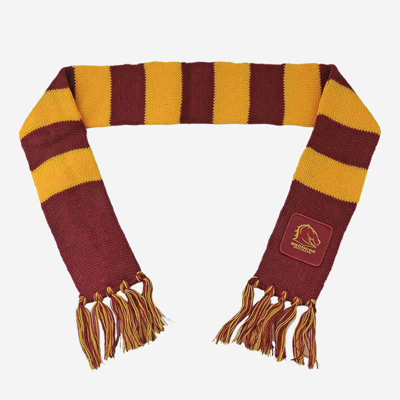 Brisbane Broncos NRL Rugby League Baby Infant Scarf - new