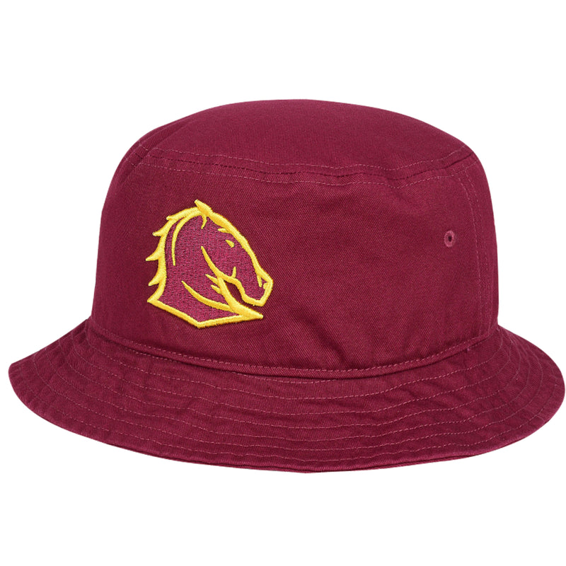 Brisbane Broncos NRL Adult Bucket Hat Rugby league By RT Headwear - new