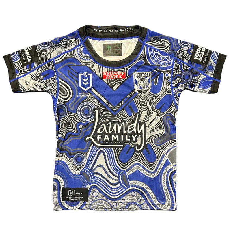 Canterbury Bulldogs 2023 Indigenous Men's Jersey NRL Rugby League by Classic - new