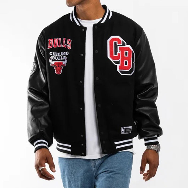 Chicago Bulls Aberdeen Letterman Jacket NBA by Mitchell & Ness - new