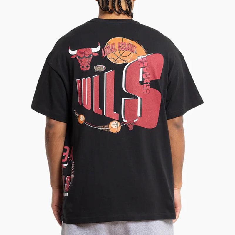 Chicago Bulls Aerial Assault Vintage NBA T-Shirt by Mitchell & Ness - new