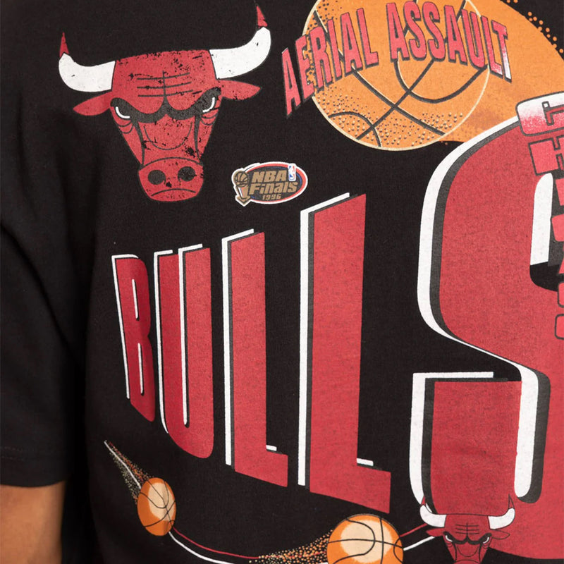 Chicago Bulls Aerial Assault Vintage NBA T-Shirt by Mitchell & Ness - new