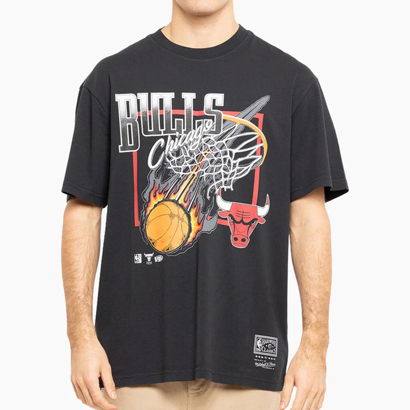 Chicago Bulls Nothing But Net Vintage NBA T-Shirt by Mitchell & Ness - new