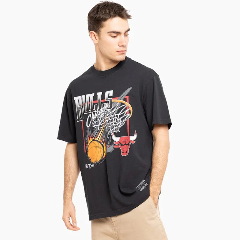 Chicago Bulls Nothing But Net Vintage NBA T-Shirt by Mitchell & Ness - new