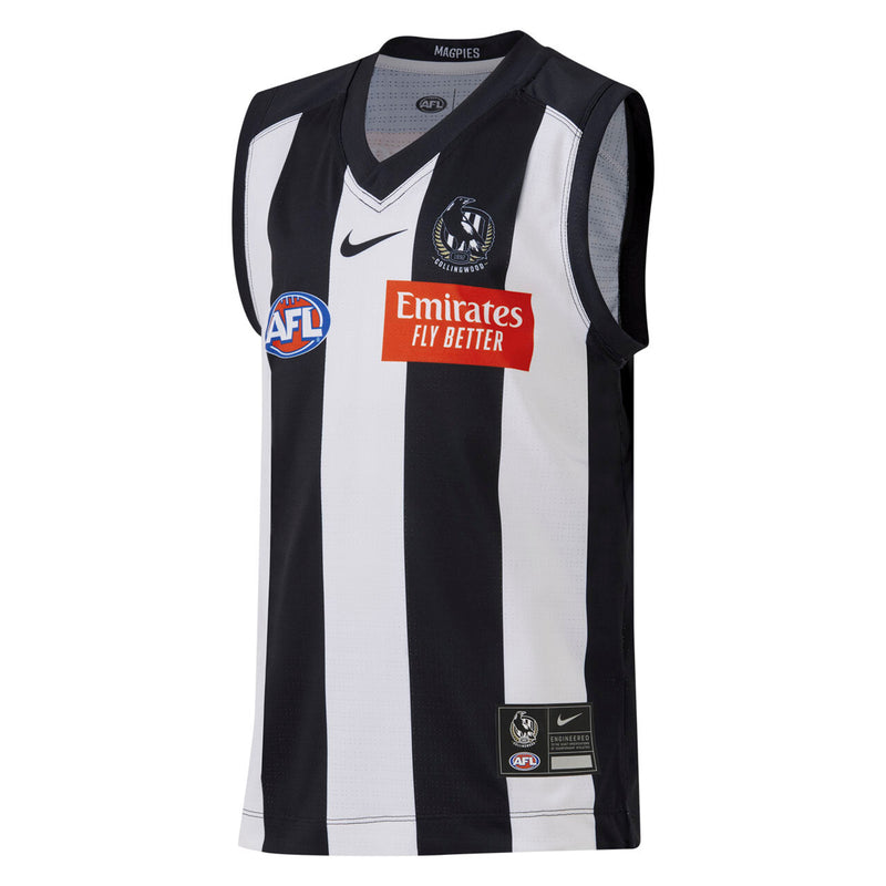 Collingwood Magpies 2024 Kid's AFL Home Jersey Guernsey By Nike - new