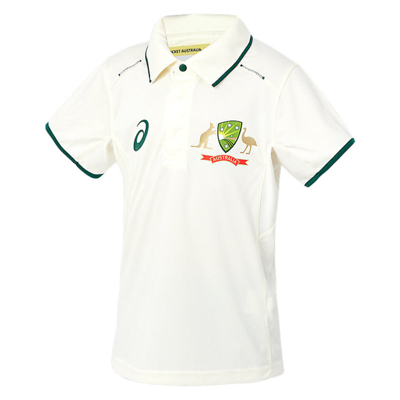 Cricket Australia 2023/24 Kids Test Shirt by Asics - new