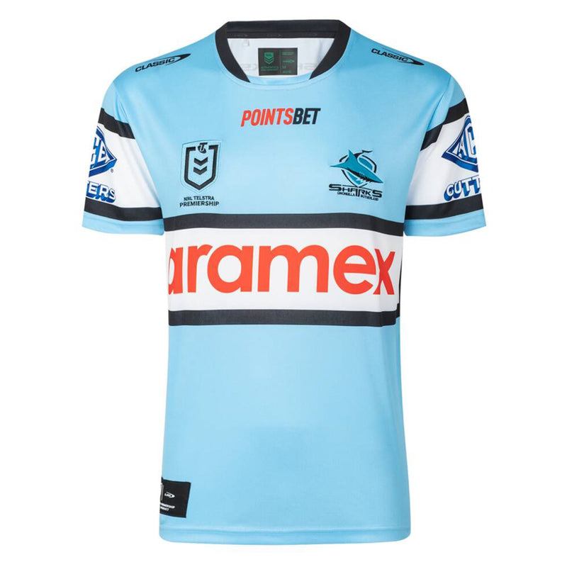 Cronulla Sharks 2024 Men's Home Jersey NRL Rugby League by Classic - new