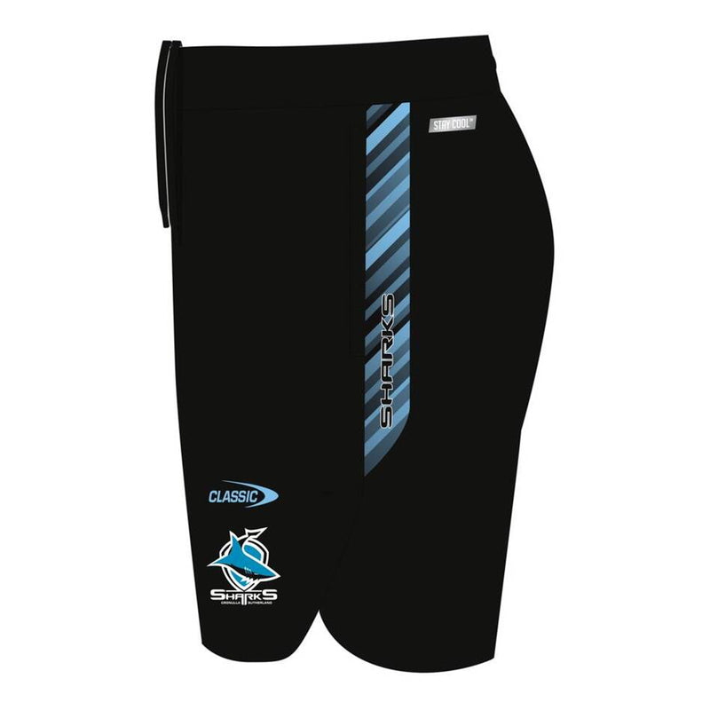 Cronulla Sharks 2024 Men's Training Shorts NRL Rugby League by Classic - new