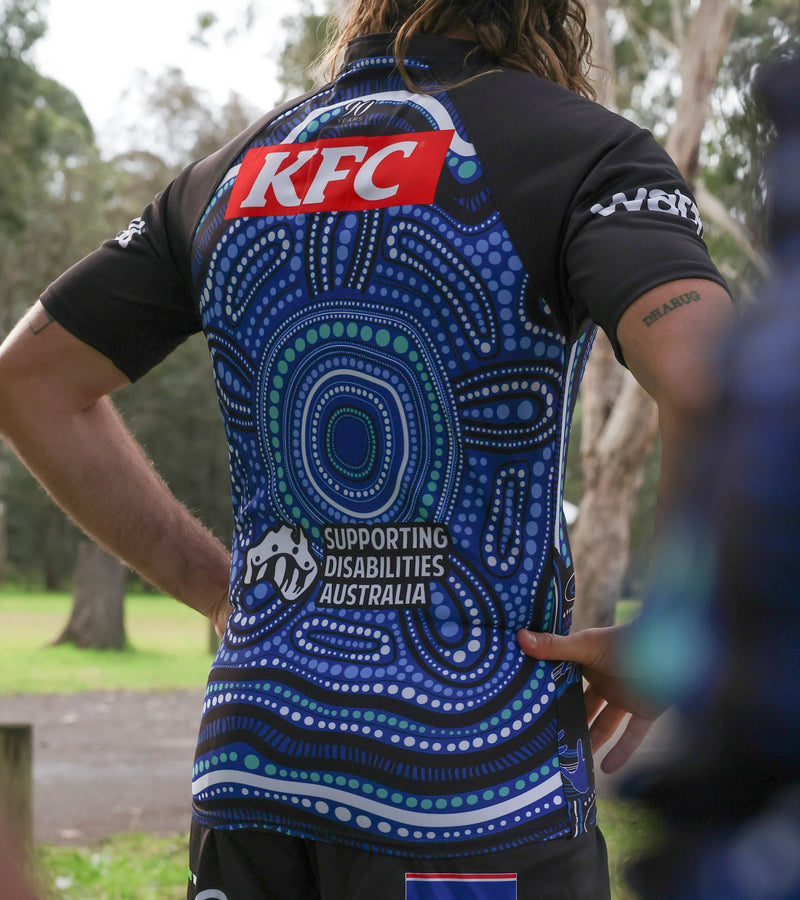 Canterbury Bulldogs 2025 Men's Indigenous Jersey NRL Rugby League by O'Neills
