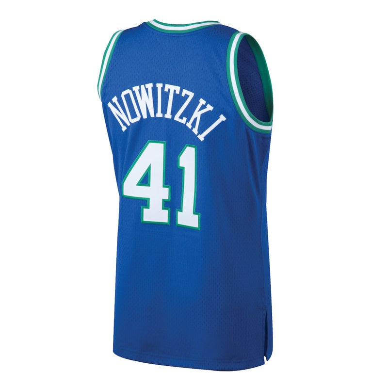 Dallas Mavericks Road 1998-99 Dirk Nowitzki Hardwood Classics Swingman Jersey by Mitchell & Ness - new