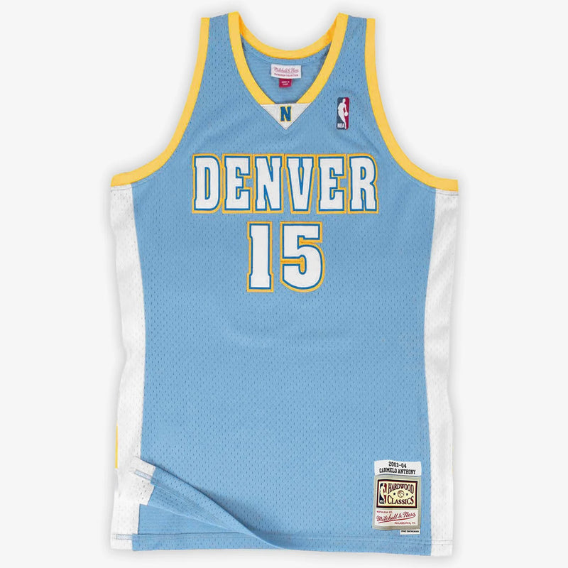 Denver Nuggets Carmelo Anthony 2003-04  Hardwood Classics Swingman Jersey by Mitchell & Ness - new