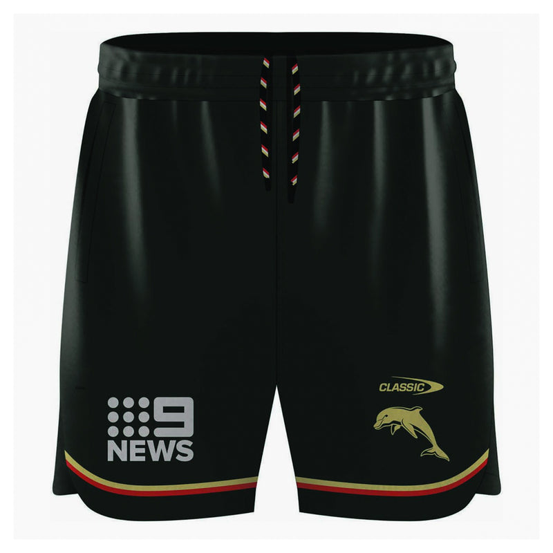 Dolphins 2024 Men's Home Shorts NRL Rugby League by Classic - new