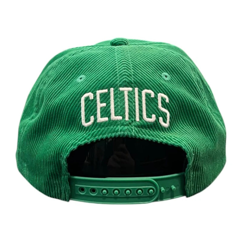 Boston Celtics Retro Corduroy Origins Snapback Cap by Mitchell & Ness
