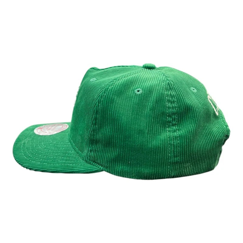 Boston Celtics Retro Corduroy Origins Snapback Cap by Mitchell & Ness