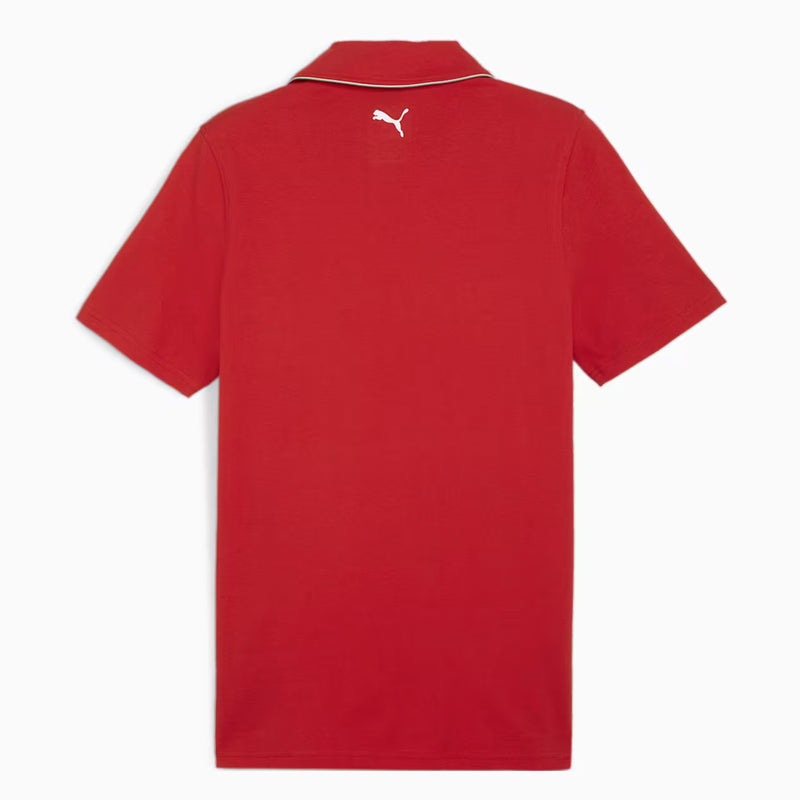 Ferrari Race Men's Race Polo Rosso Corsa by Puma - new