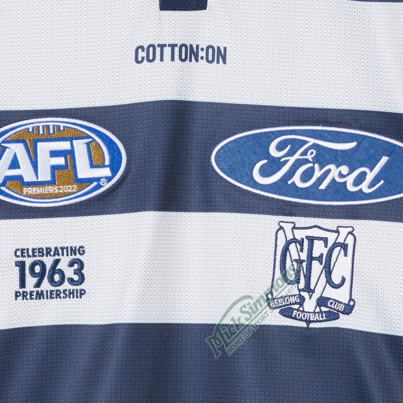 Geelong Cats 2023 Men's Retro Long Sleeve Jersey AFL Guernsey - new