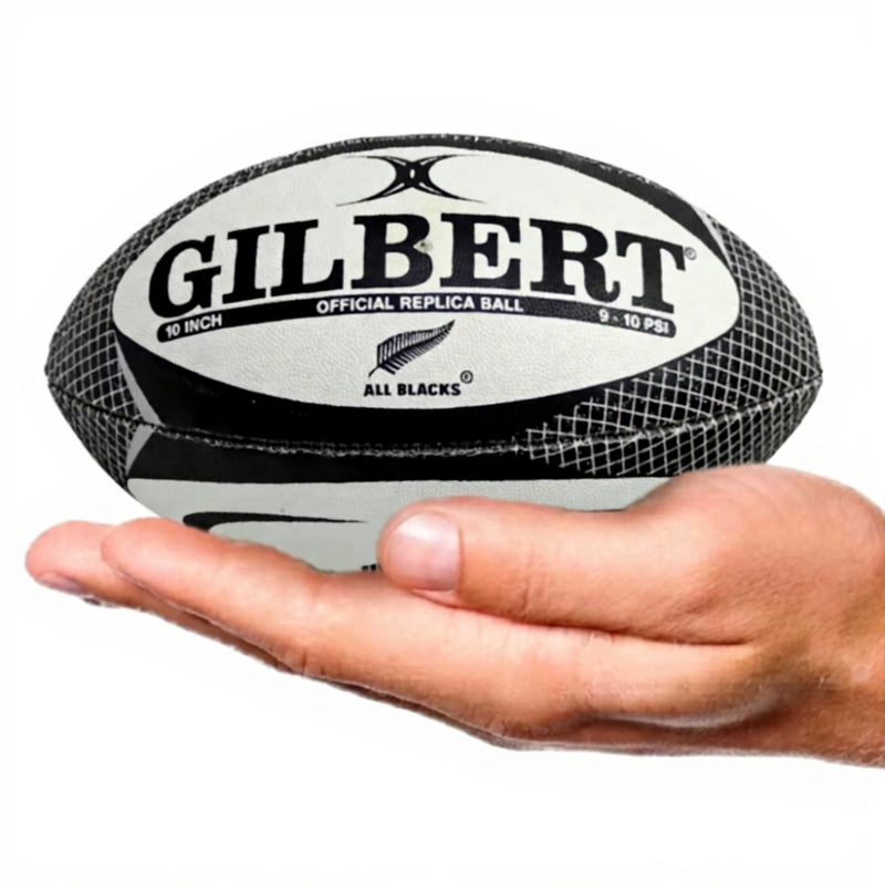 All Blacks Replica Match Rugby Union Ball Size 10 Inch by Gilbert