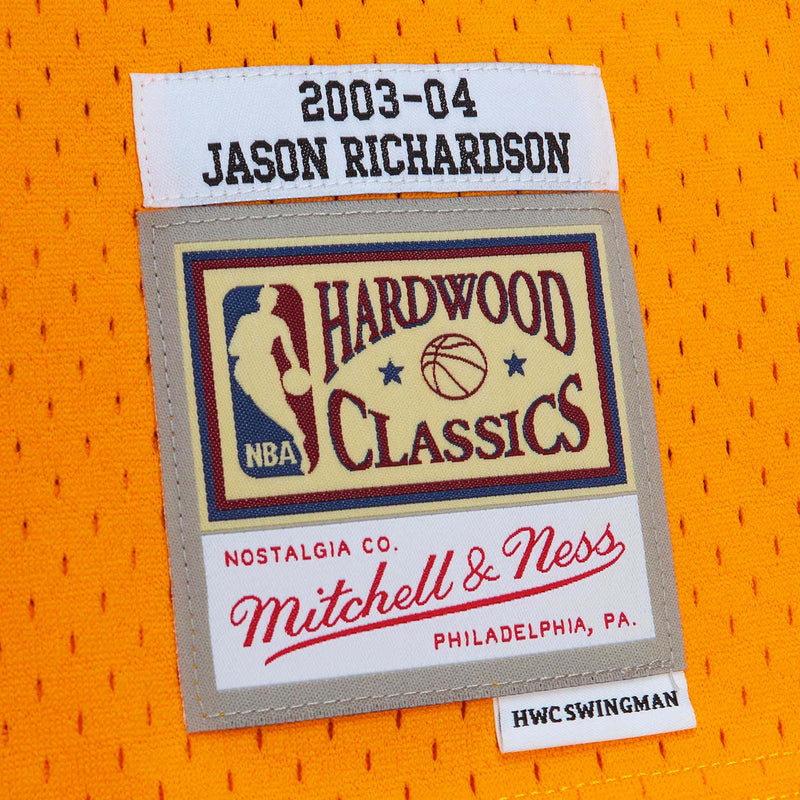 Golden State Warriors 2003-04 Jason Richardson 23 Hardwood Classics Swingman Jersey by Mitchell & Ness - new