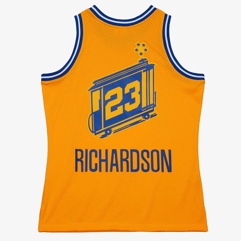Golden State Warriors 2003-04 Jason Richardson 23 Hardwood Classics Swingman Jersey by Mitchell & Ness - new