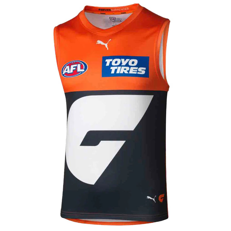 GWS Giants 2024 Kids Home Jersey AFL Guernsey Mick Simmons Sport