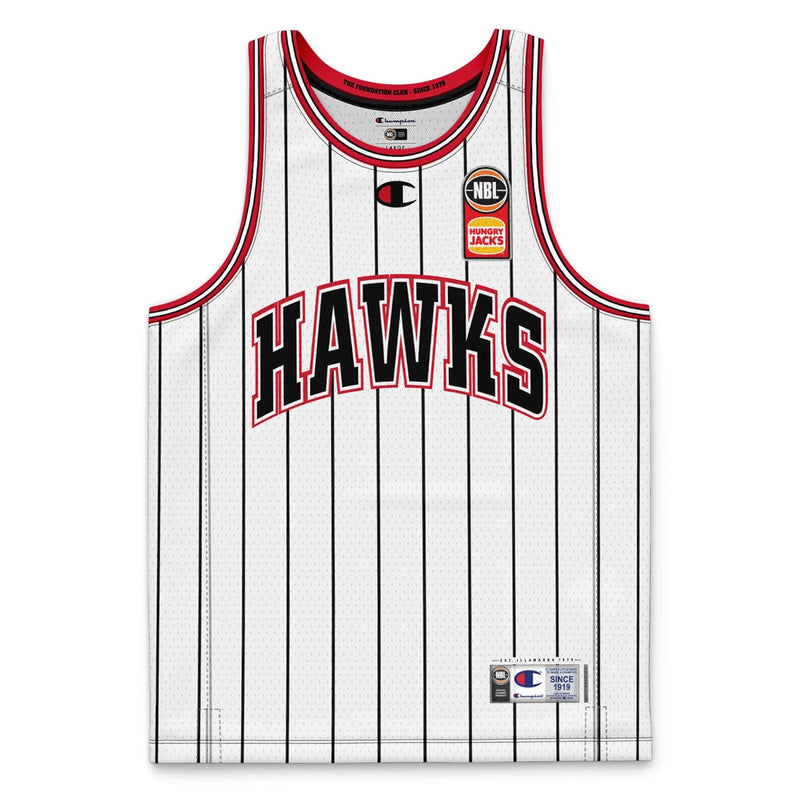 Illawarra Hawks 2023/24 Authentic Kids Crew Neck Away Jersey NBL Basketball by Champion - new