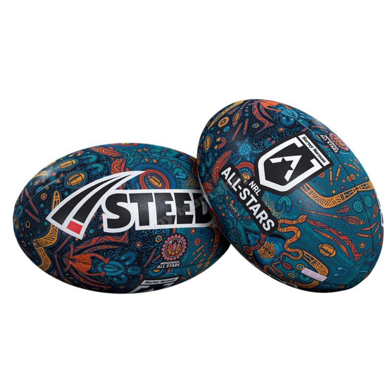 Steeden Indigenous All Stars 2025 Ball NRL Rugby League Size 5 - new