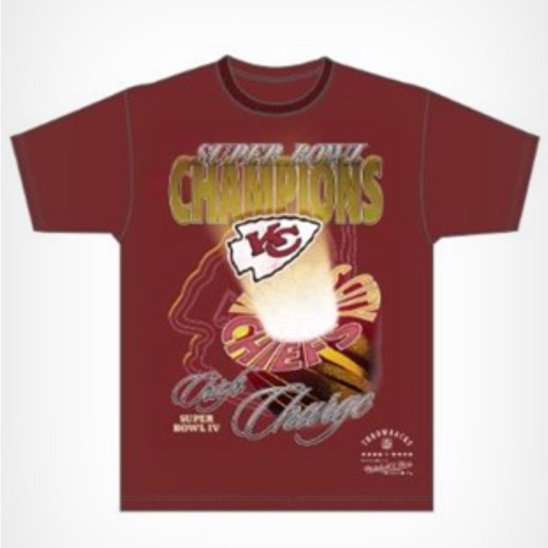 Kansas City Chiefs Super Bowl Hardlight T-shirt NFL by Mitchell & Ness