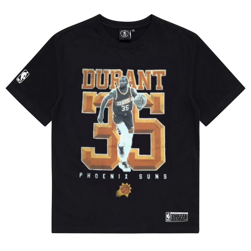 Kevin Durant Phoenix Suns Kids Vintage NBA T-Shirt Silver Marle by Mitchell & Ness - new