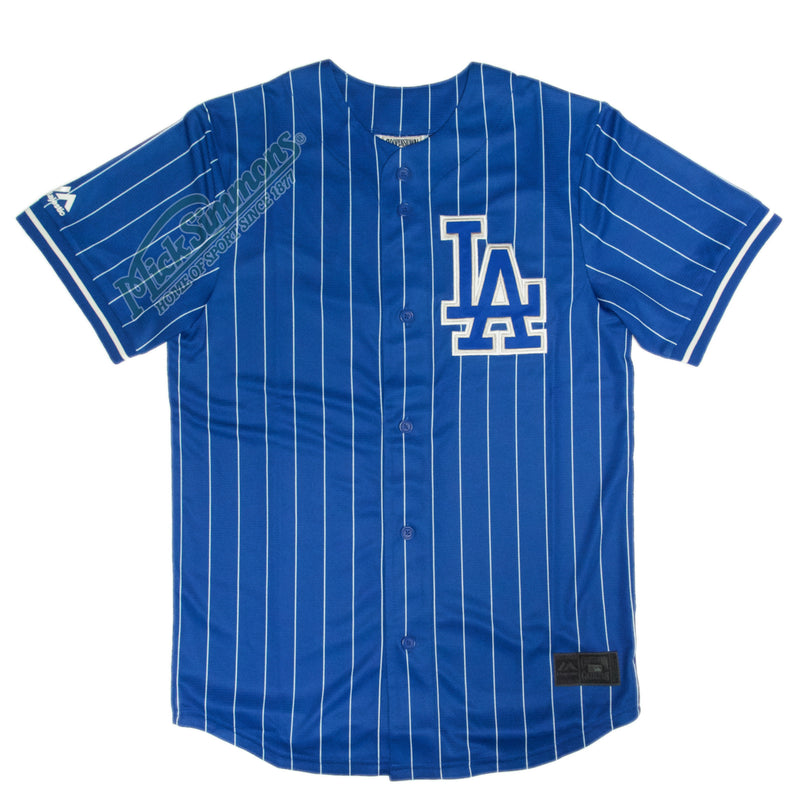 Los Angeles Dodgers Pinstripe MLB Baseball Jersey by Majestic - new