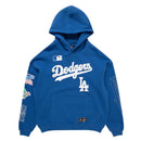 Los Angeles Dodgers Vintage OTH Hoodie MLB Faded Royal By Majestic - new
