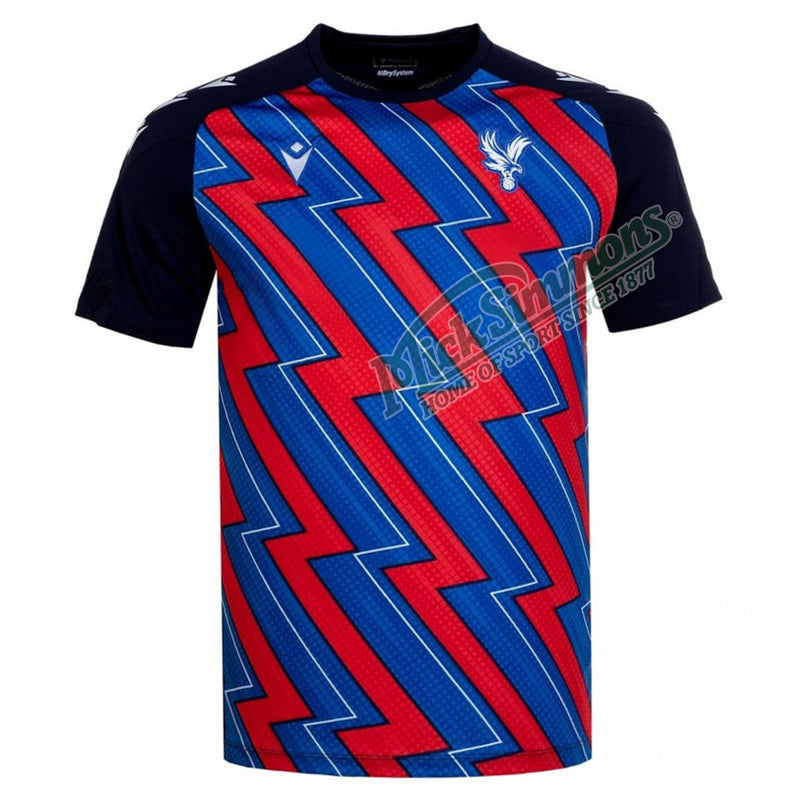Crystal Palace 2024-25 Warm Up T-Shirt Football Soccer by Macron
