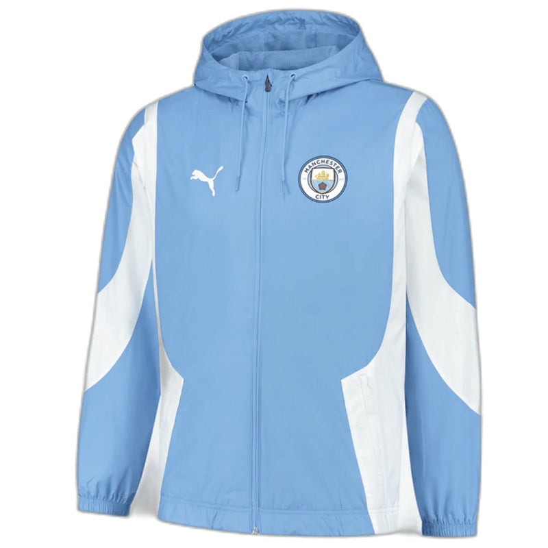 Manchester City FC 2023/24 Men's Pre-Match Woven Anthem Jacket Football by Puma - new