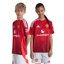 Manchester United 2024/25 Kid's Replica Home Jersey Football Soccer by Adidas - new