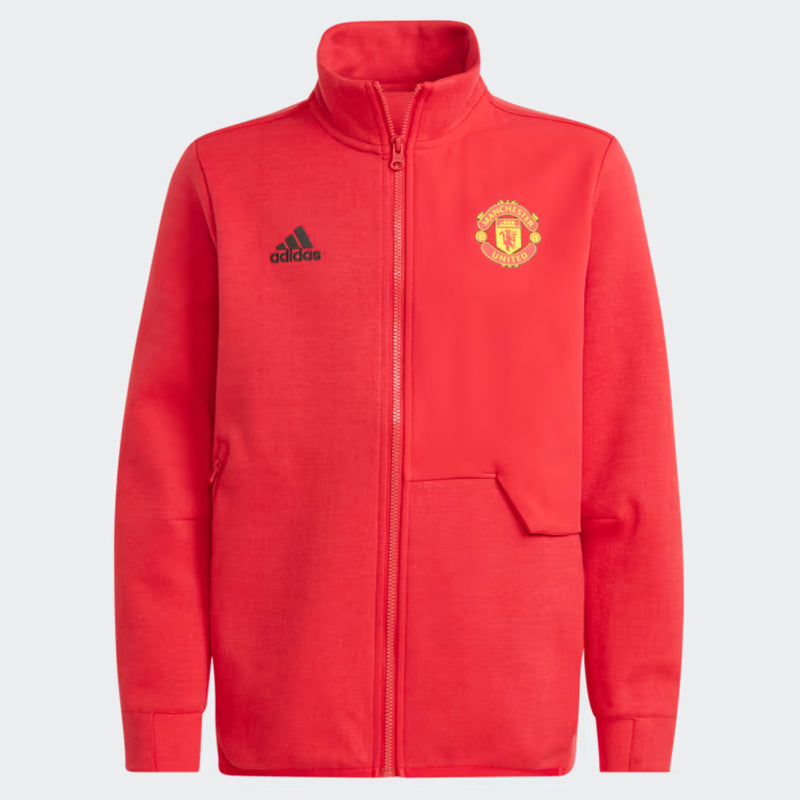 Manchester United FC 2023-24 Anthem Kids Jacket by Adidas - new