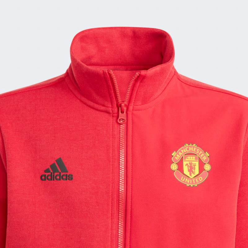 Manchester United FC 2023-24 Anthem Kids Jacket by Adidas - new