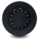 Manchester United FC Rubber Woven Navy Bucket Hat Football Soccer by New Era - new