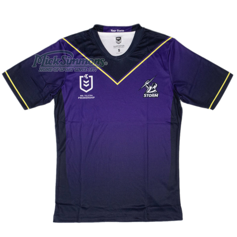 Melbourne Storm Kids Home Supporter Jersey NRL Rugby League by Burley Sekem - new