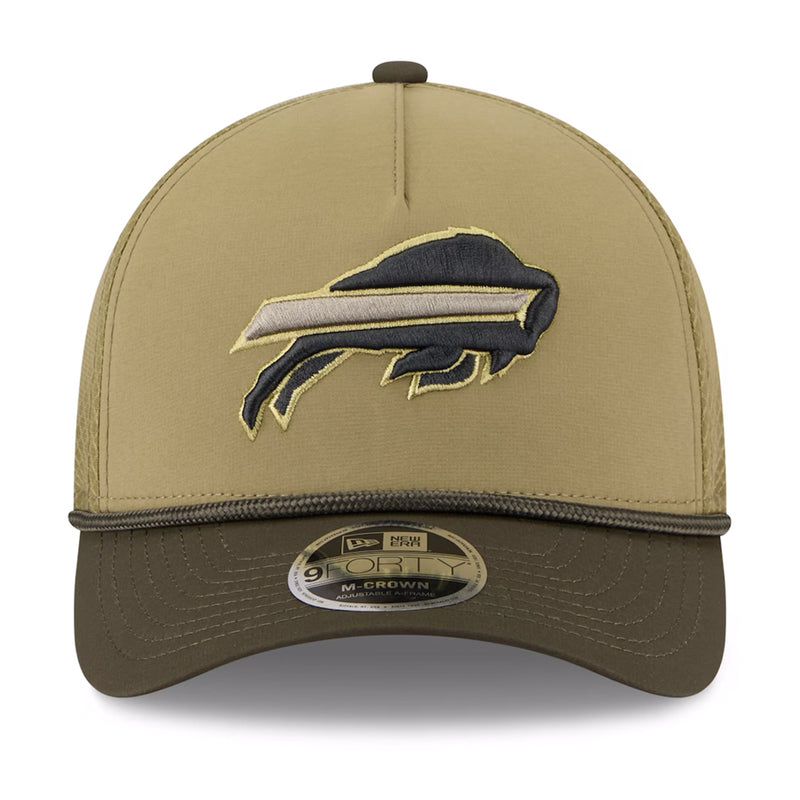 Buffalo Bills Official 9SEVENTY NFL Salute to Service Trucker Cap Snapback By New Era - new